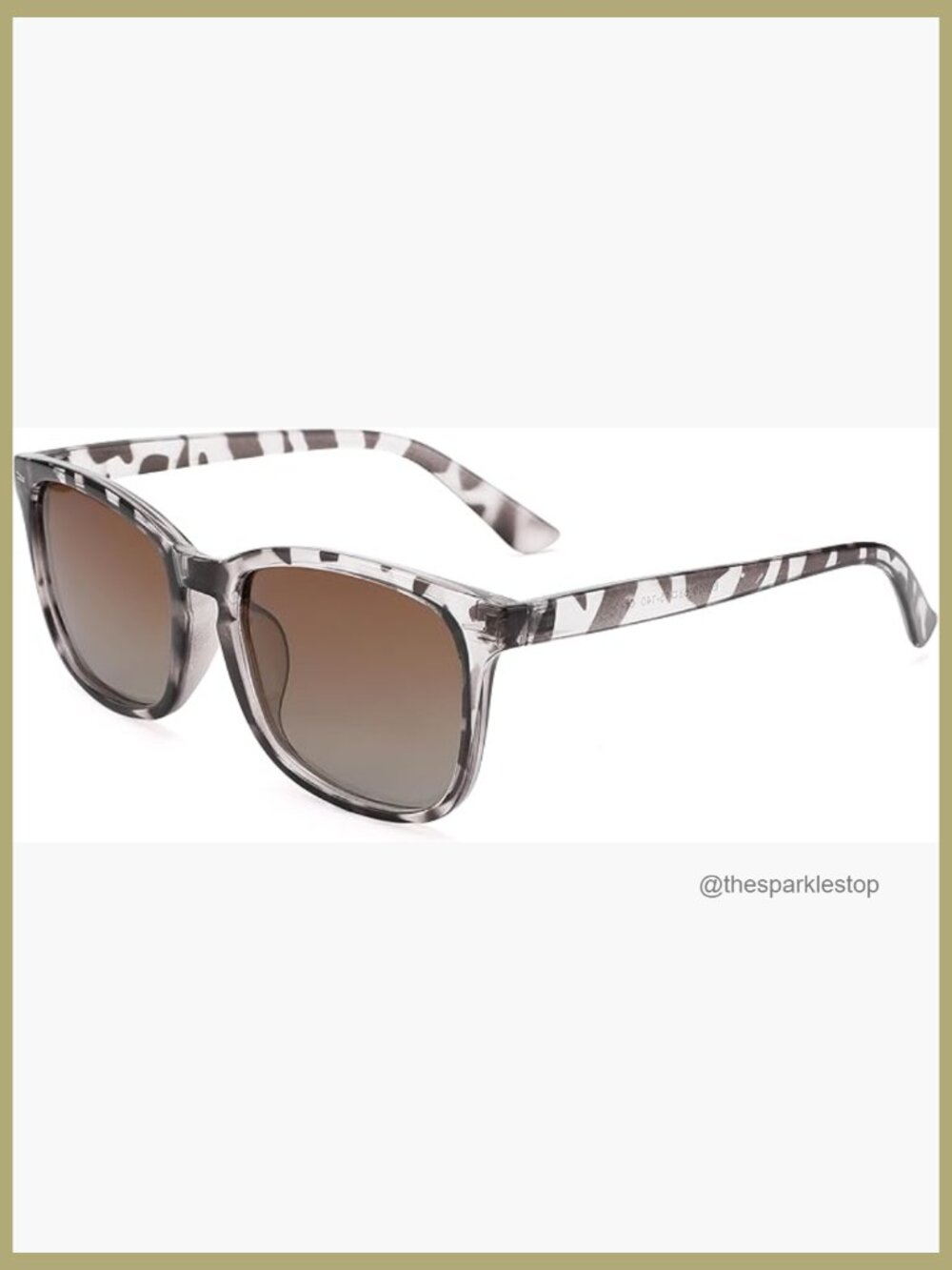 Polarized Sunglasses for Women, Square Frame, UV400 Protection